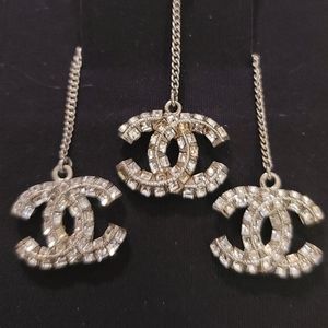 SOLD CHANEL Baquette Crystal Earrings